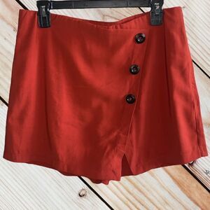 Elle Rae Skort Women’s Large Benchmark Button Front Cottagecore CoconutGirl